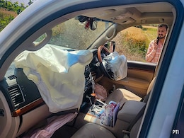 Congress' Bhupinder Hooda's SUV Hit By Nilgai In Haryana, No One Injured Congress' Bhupinder Hooda's SUV Hit By Nilgai In Haryana, No One Injured