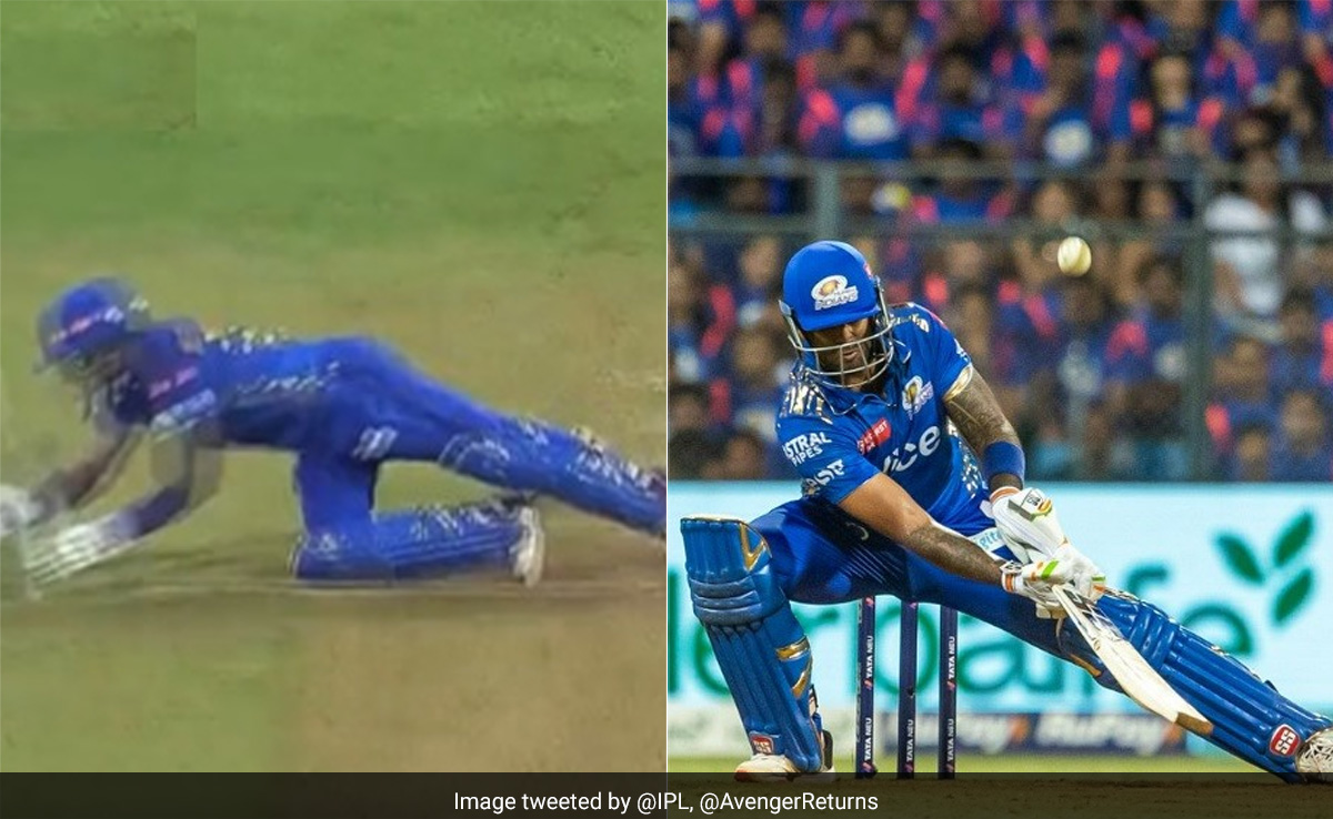 पिच पर गिरे, फिर भी सूर्यकुमार यादव ने अजीब अंदाज में विकेटकीपर के पीछे से उड़ाया चौका, देख गेंदबाज के उड़े होश Video