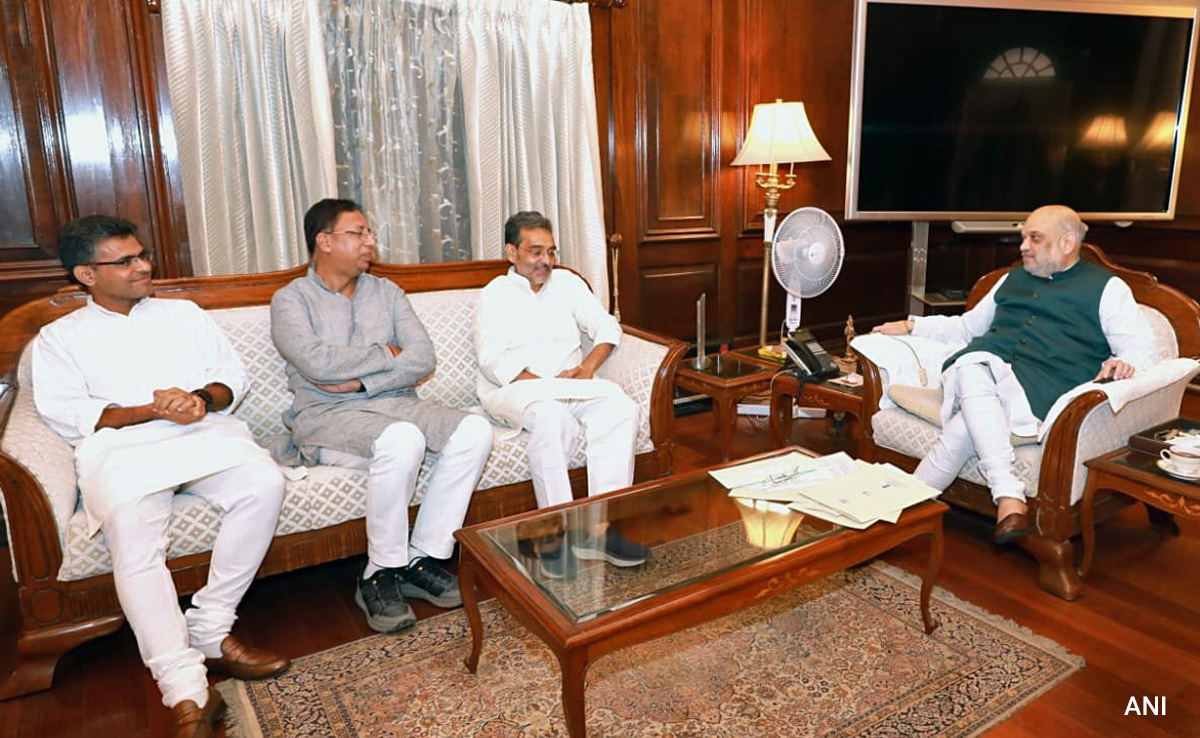 "No Challenge To PM Modi In 2024": Nitish Kumar's Former Aide Meets Amit Shah