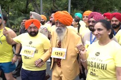 Super Sikh Marathon Held In Delhi Super Sikh Marathon Held In Delhi