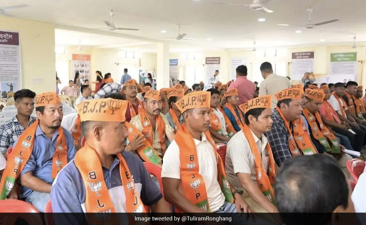 110 Former Members of Bodo Terror Outfit Join BJP In Assam