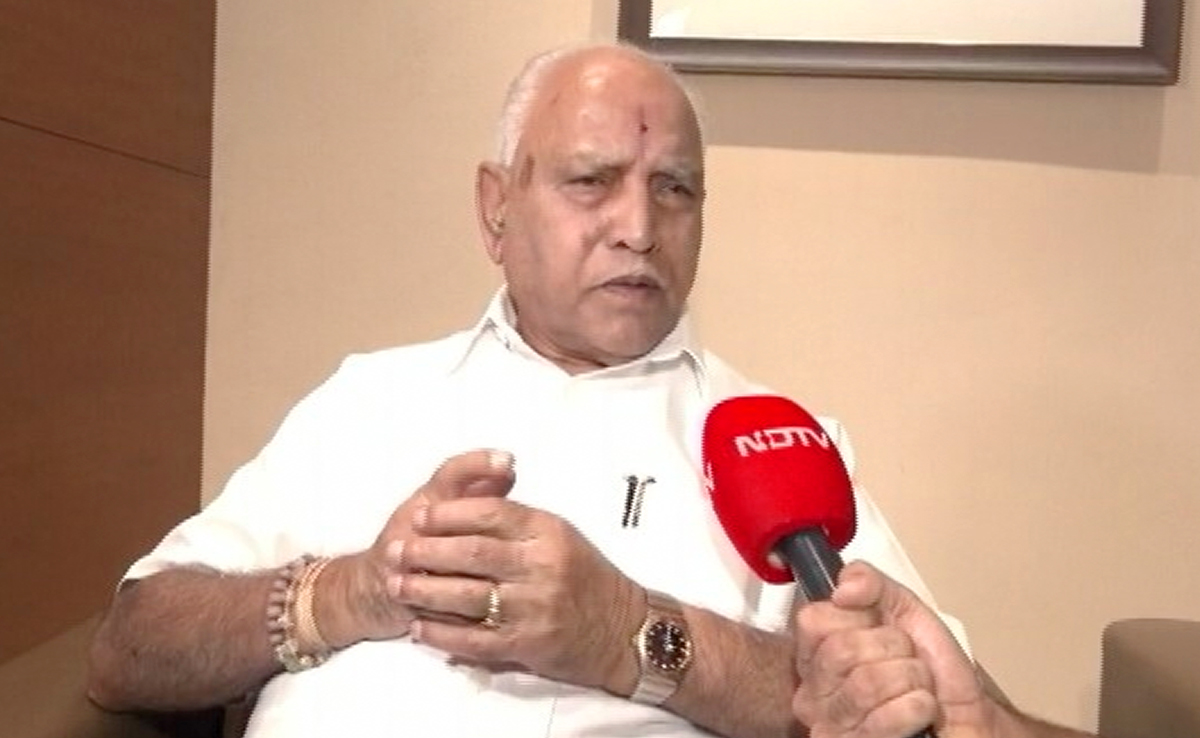 "101%": BS Yediyurappa On Lingayats' Support After High-Profile BJP Exits