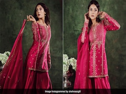 Shehnaaz Gill's Fuchsia And Gold <i>Sharara</i> Set Makes Festive Fashion Look Every Bit Fabulous Shehnaaz Gill's Fuchsia And Gold <i>Sharara</i> Set Makes Festive Fashion Look Every Bit Fabulous