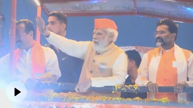 PM Headlines BJP's Show Of Strength In Karnataka With Mega Road Show