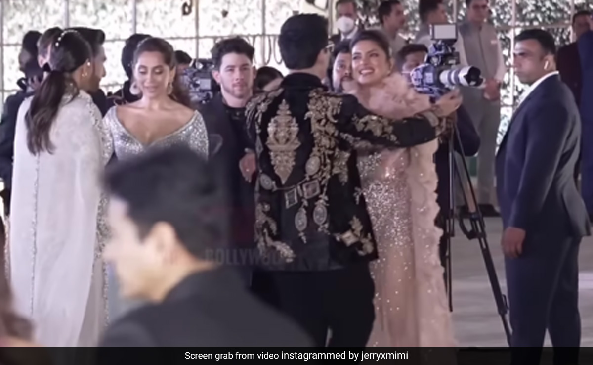 Crazy Viral: Priyanka Chopra Hugs Karan Johar At Ambani Event