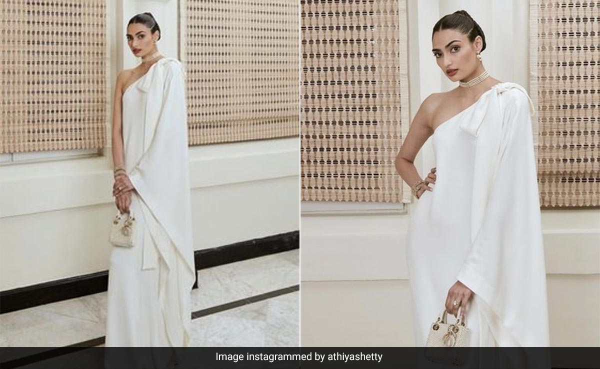 Athiya Shetty In A White Toga Dress Could Rightfully Be A Greek Goddess In Our Eyes
