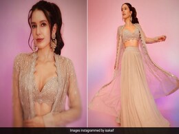 Isabella Kaif Is Ready For Eid Festivities In A Sparkling Gold <i>Lehenga</i> And Sheer Cape Isabella Kaif Is Ready For Eid Festivities In A Sparkling Gold <i>Lehenga</i> And Sheer Cape
