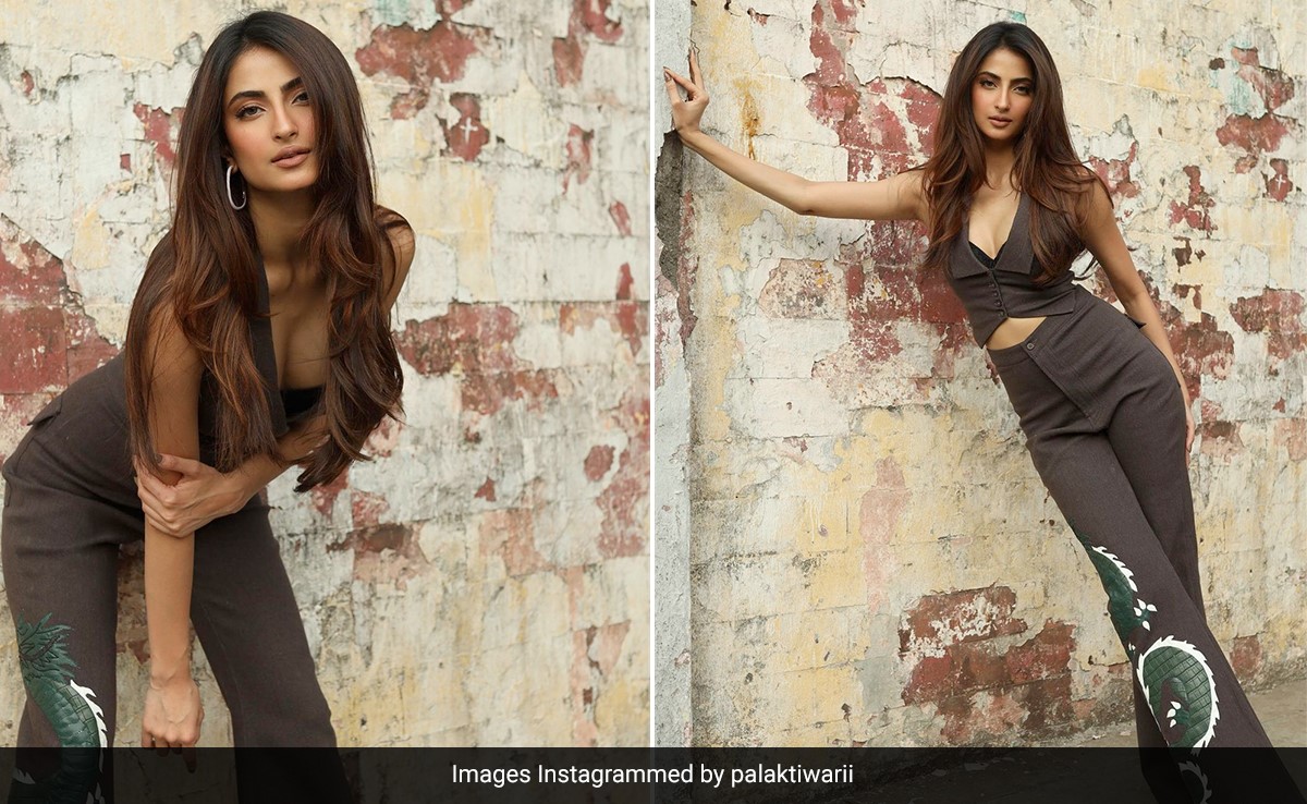 Palak Tiwari's Very Edgy Black Co-Ord Set Is Why We Love Her Y2K Style