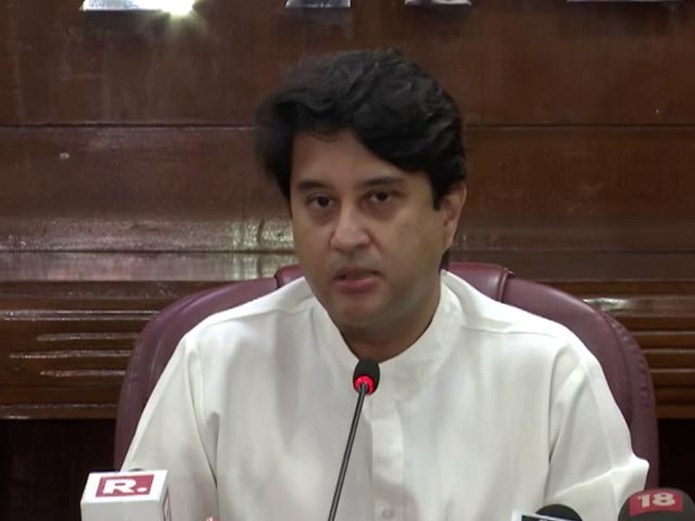 "Ideology Of A Traitor": Jyotiraditya Scindia Slams Rahul Gandhi, Congress