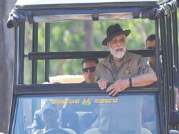 PM Modi Visits Karnataka Tiger Reserve, Goes On 20-Km Jeep Safari PM Modi Visits Karnataka Tiger Reserve, Goes On 20-Km Jeep Safari