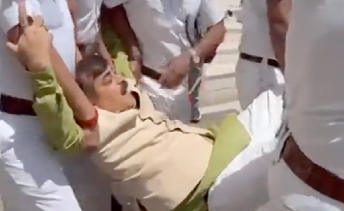 बिहार विधानसभा में रामनवमी हिंसा पर चर्चा के बीच बीजेपी MLA को मार्शलों ने उठाकर किया बाहर