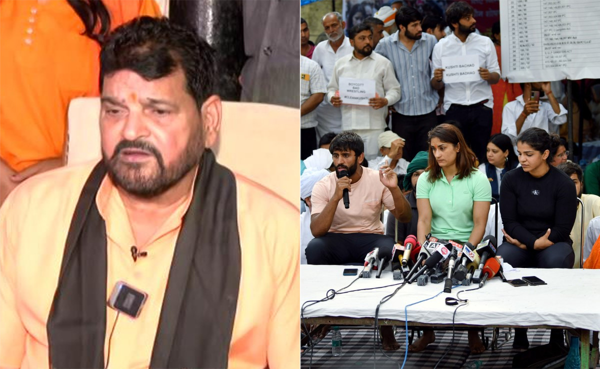 Protesting Wrestlers Challenge Federation Chief Brij Bhushan To Take Lie Detector Test