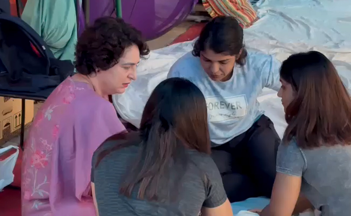 "Till He Is...": Priyanka Gandhi Calls For Wrestling Body Chief's Ouster