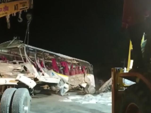 7 Killed, Over 40 Injured After Bus Collides With Truck In UP's Ayodhya