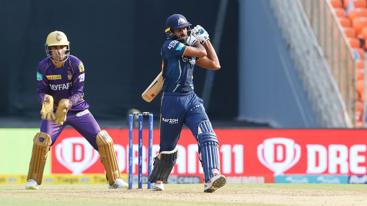 GT vs KKR Live Score Update: Vijay Shankar, Sai Sudharshan Power Gujarat Titans To 204/4 vs KKR