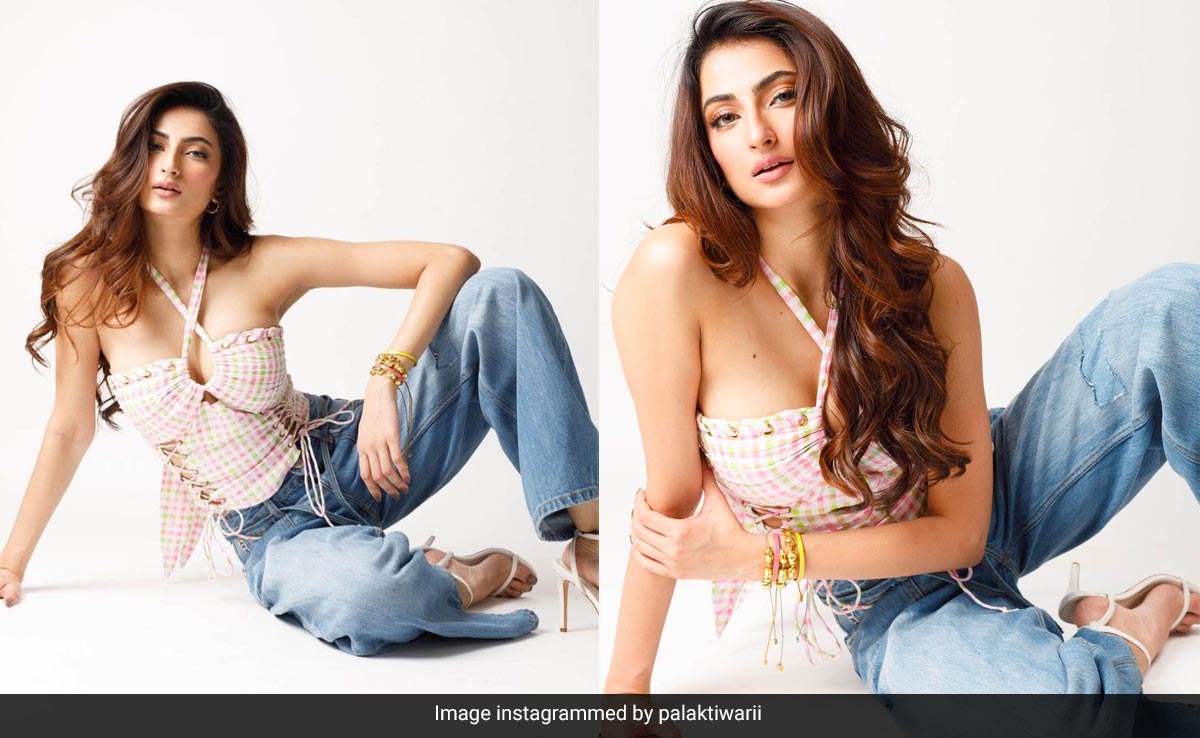 Palak Tiwari Sits Comfortably On Top Of The Style Charts In A Halter Top And Jeans