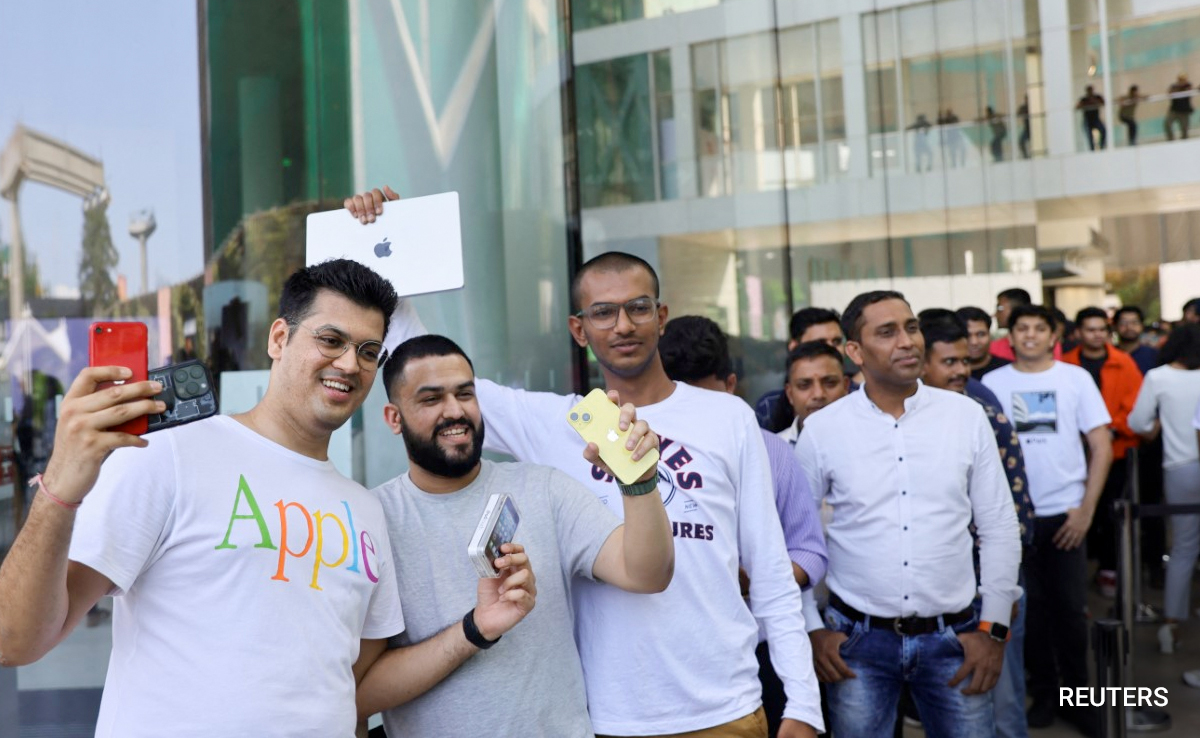 Long Queues, Excitement As Apple Set To Open Its First India Store