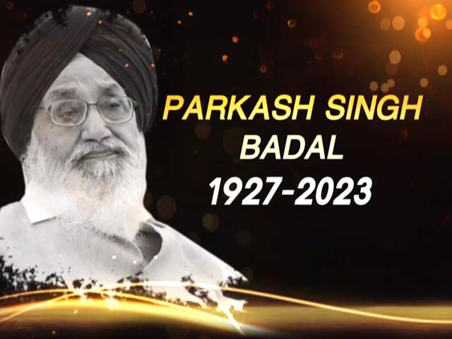 Former Punjab Chief Minister Parkash Singh Badal Dies At 95