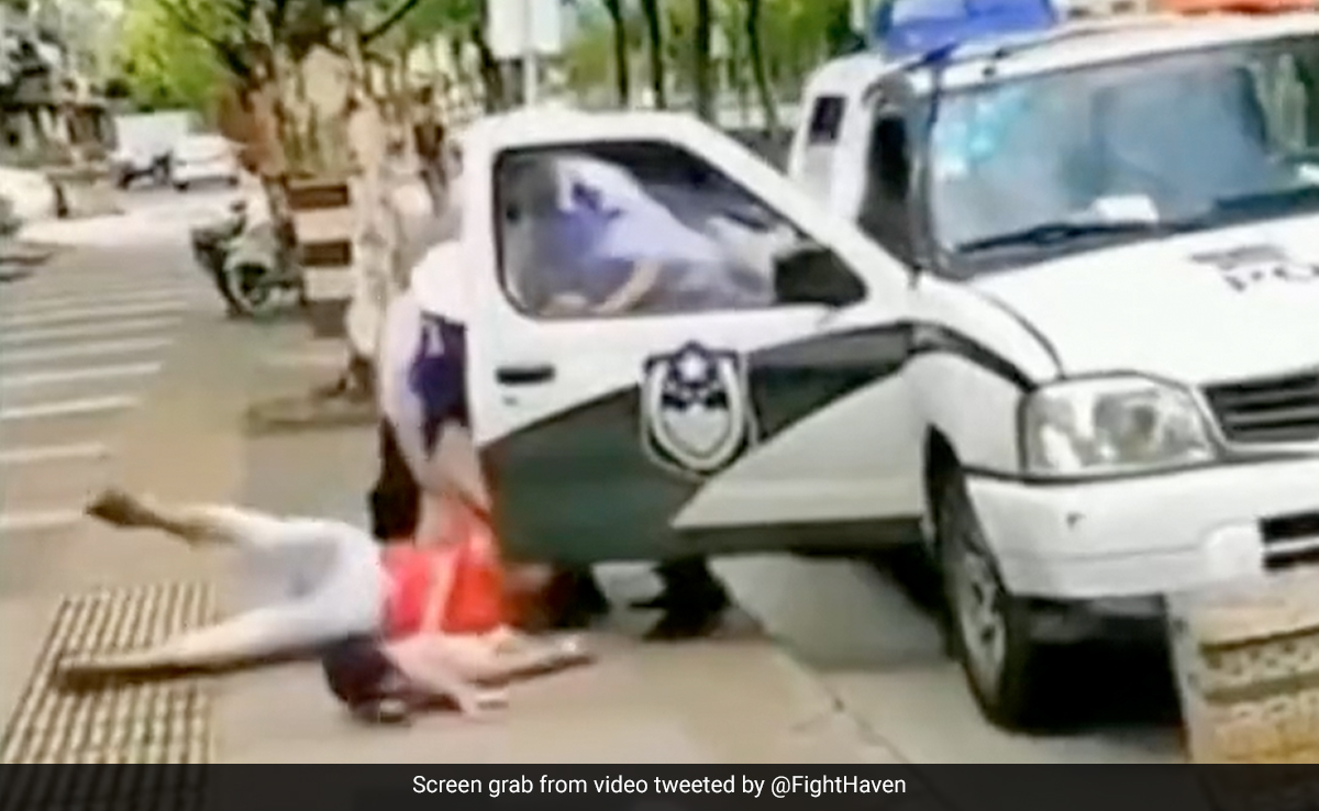 Old Video: Cop In China 'Body Slams' Woman Holding Her Baby To The Ground