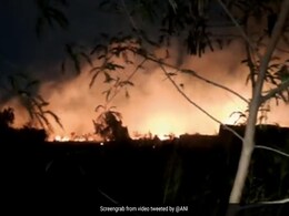 Video: Major Fire At Cochin Port Authority Land In Kerala Video: Major Fire At Cochin Port Authority Land In Kerala