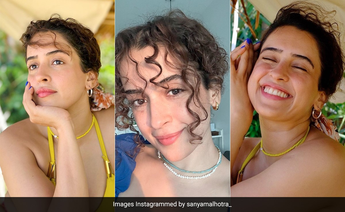 When The Sun Shines On Sanya Malhotra, Her Bare-Skinned Face Draws All Our Attention