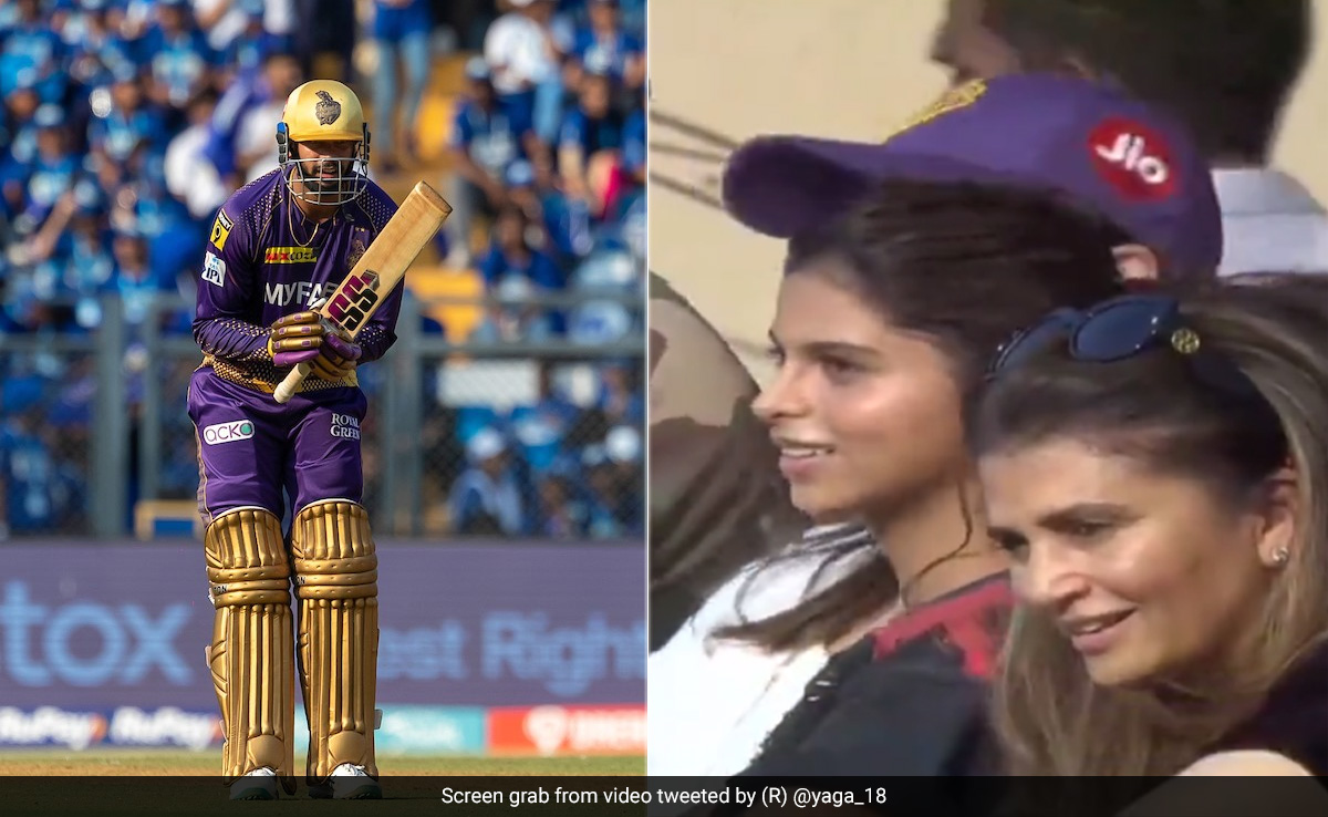 Watch: Venkatesh Iyer's Special Century Celebration As Suhana Khan Cheers In Stands