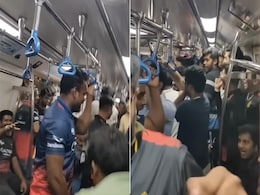 RCB फैंस ने मेट्रो में मचाया हुड़दंग, VIDEO देख लोग बोले 'भाई ये बिल्कुल कूल नहीं है' RCB फैंस ने मेट्रो में मचाया हुड़दंग, VIDEO देख लोग बोले 'भाई ये बिल्कुल कूल नहीं है'