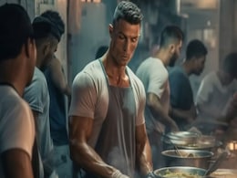 Artist Uses AI To Show Cristiano Ronaldo And Lionel Messi Serving Iftar In Dubai Artist Uses AI To Show Cristiano Ronaldo And Lionel Messi Serving Iftar In Dubai