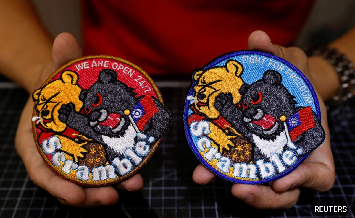 "Scramble!": Taiwan Pilot Badge Pokes Fun At Xi Jinping Amid War Games