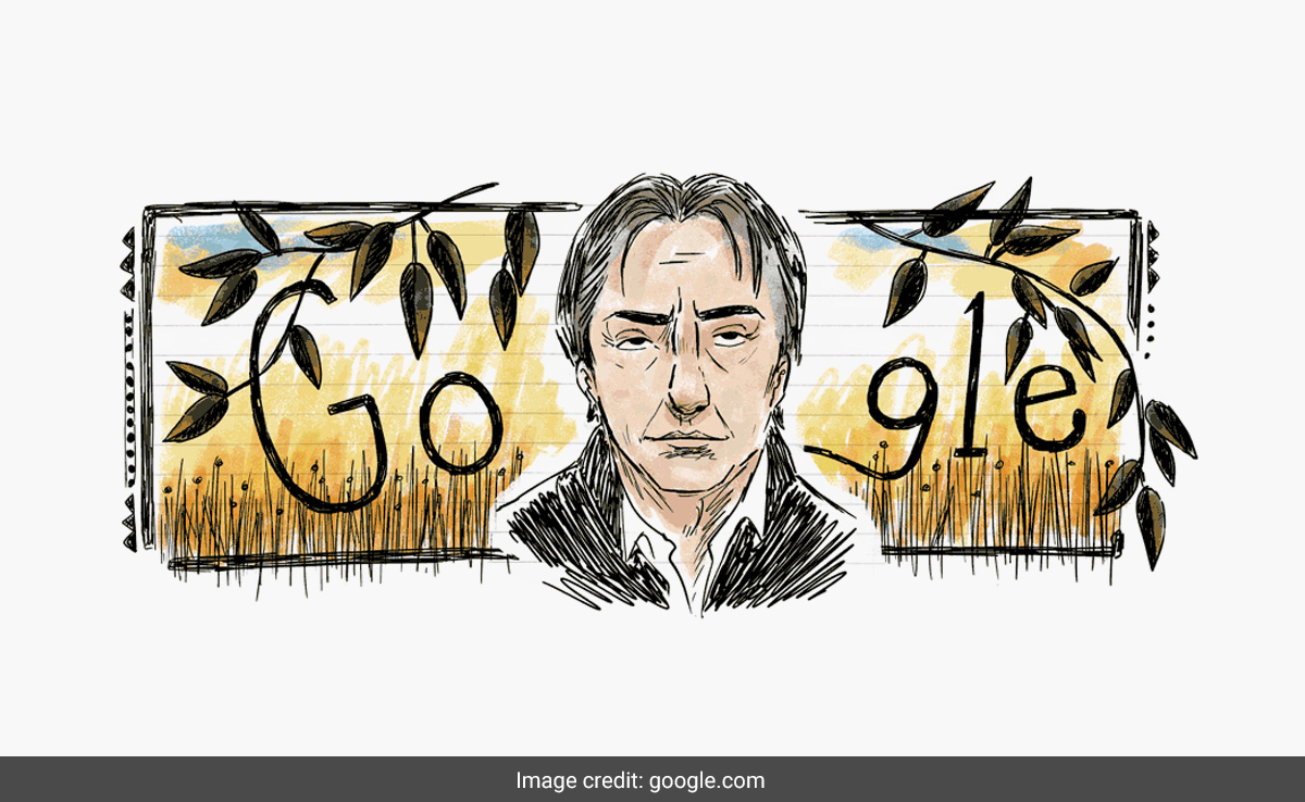 Google Doodle Celebrates Alan Rickman's Iconic Broadway Performance