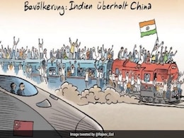 Minister Slams German Cartoon For Mocking India's Population: ''Not Smart To Bet...'' Minister Slams German Cartoon For Mocking India's Population: ''Not Smart To Bet...''