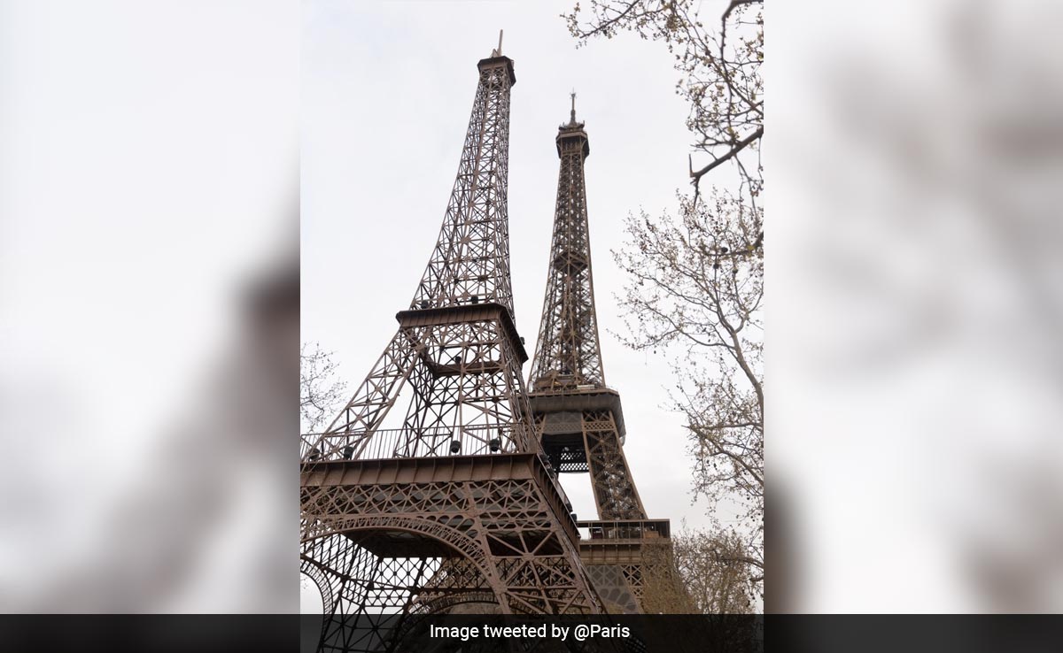 There Are Two Eiffel Towers In Paris Right Now, Here's Why