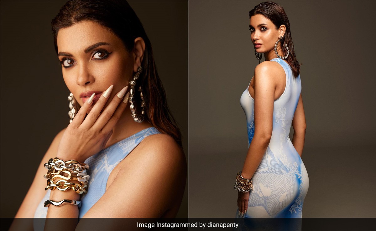 Deeper Than The Ocean, Higher Than Sky, Diana Penty's Blue And White Dress Surely Has Our Eye
