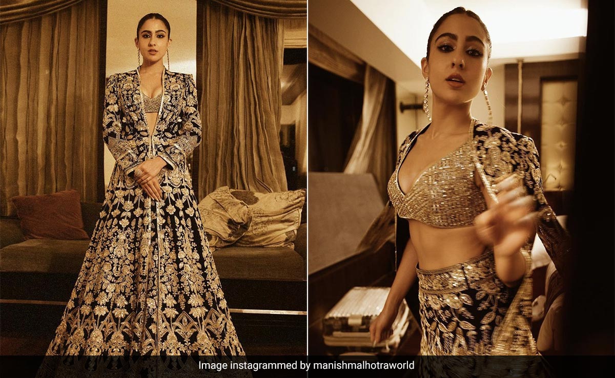 Where There Is A Celebration, There Is Sara Ali Khan In An Incredibly Festive <i>Lehenga</i>