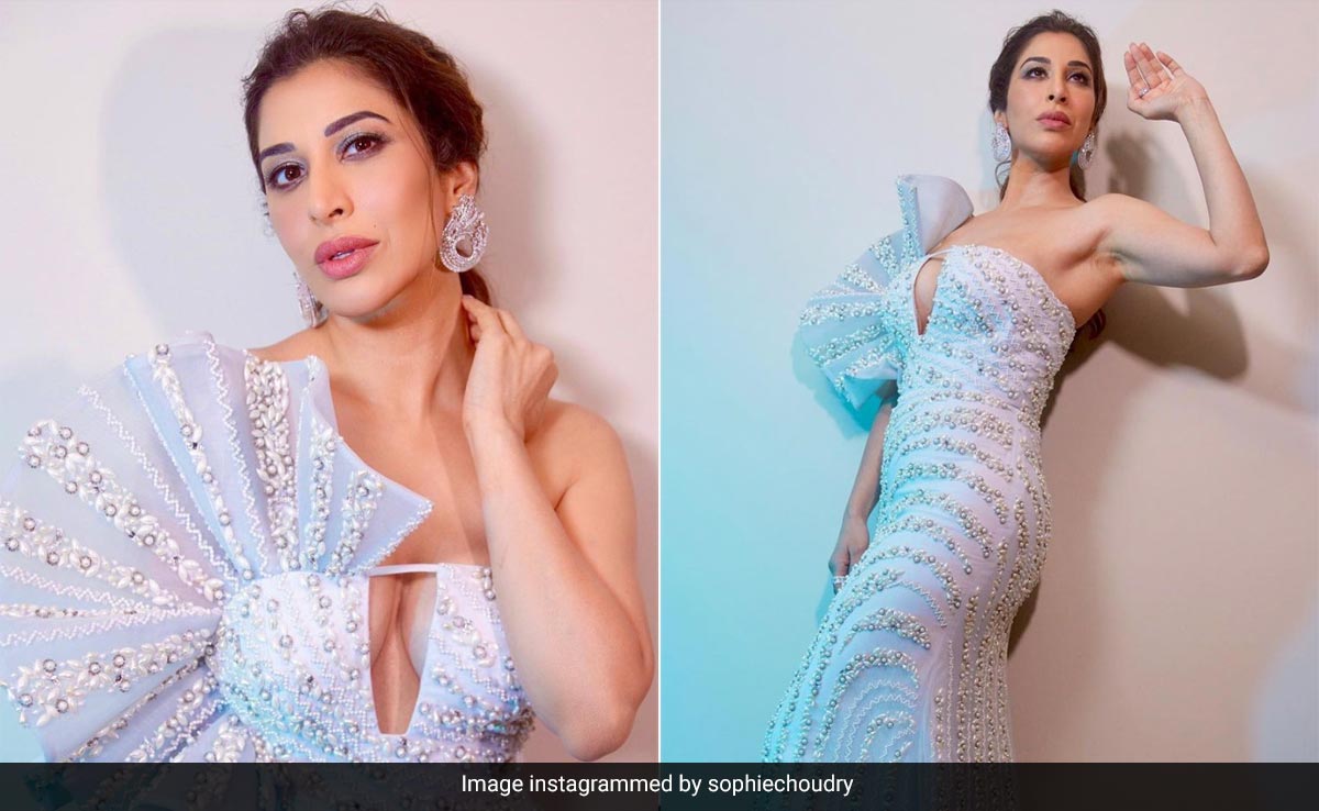 Sophie Choudry's Icy Gown Is The Chicest Respite To India's Heat Wave
