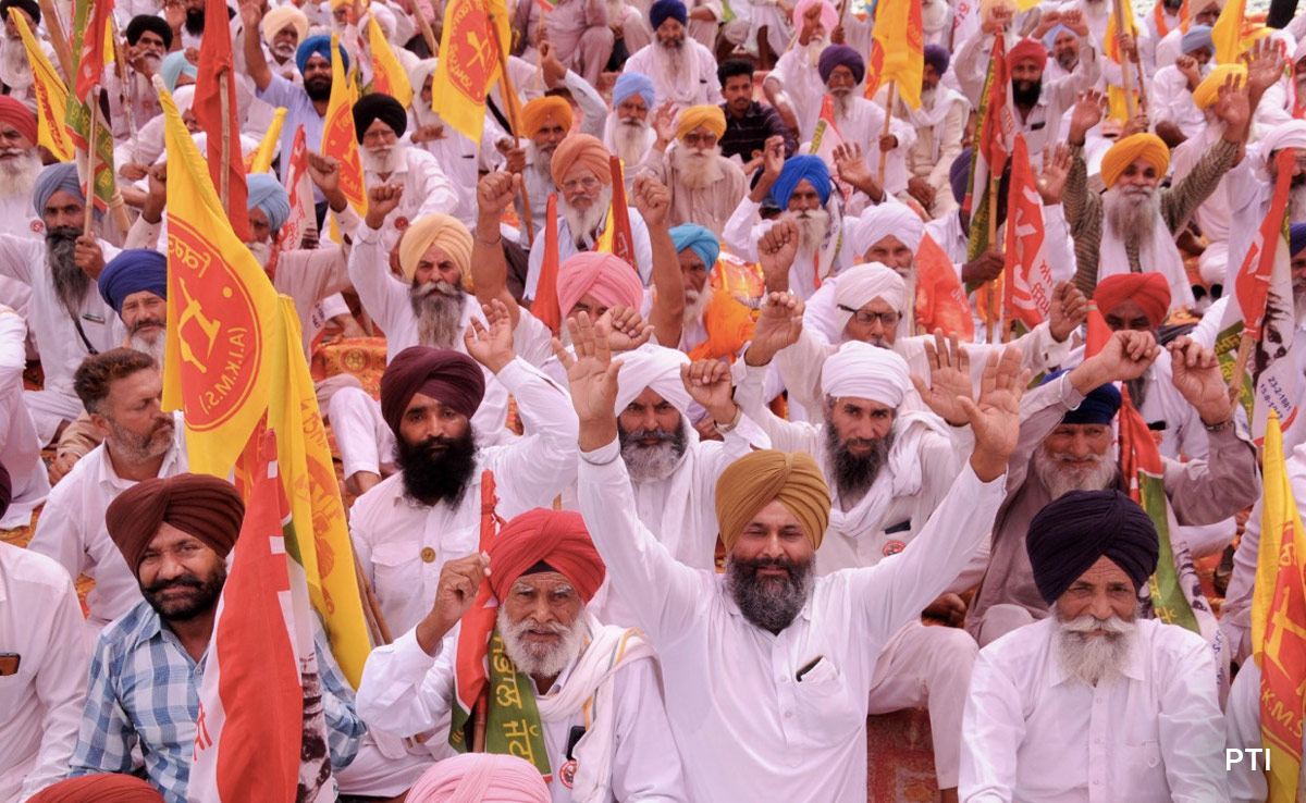 Train Services In Punjab Hit As Farmers Protest Over Crop Compensation