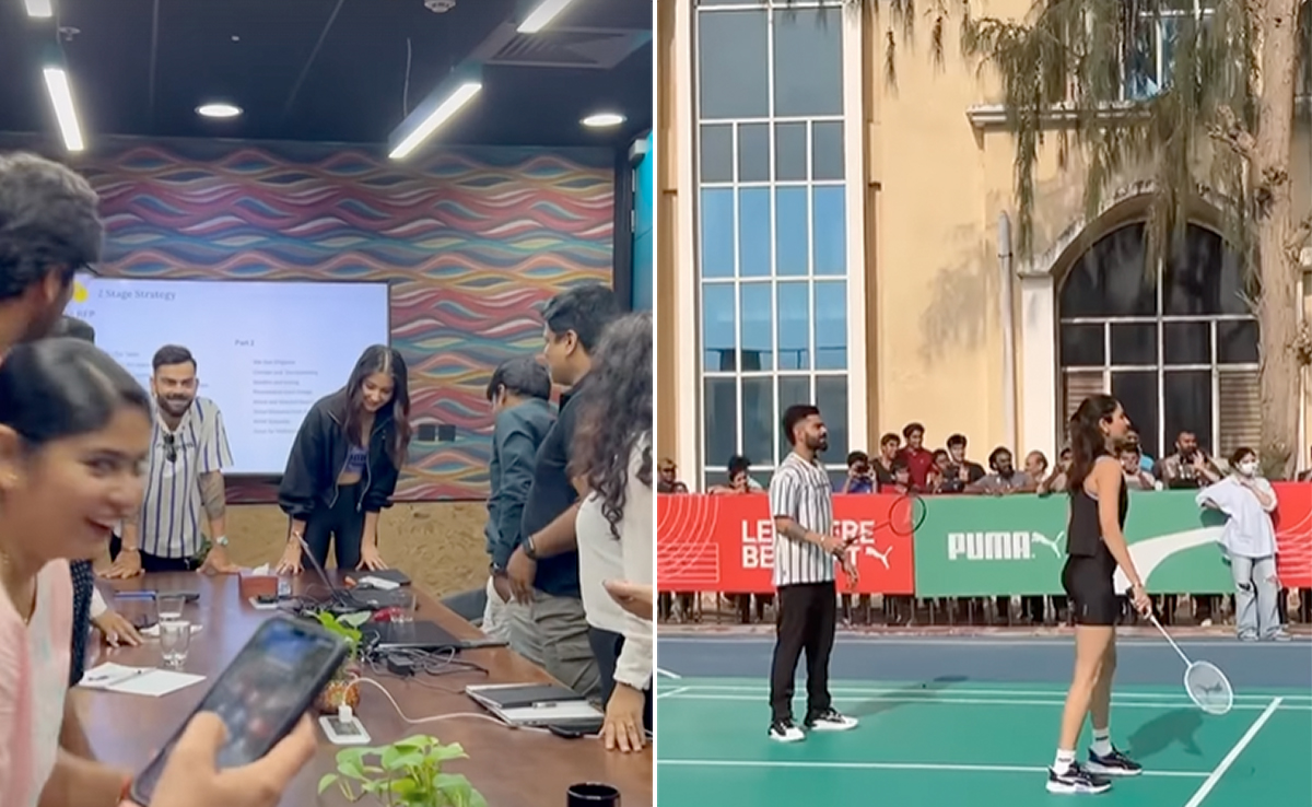 What Happened When Anushka Sharma And Virat Kohli "Sneaked Into Co-Working Space"