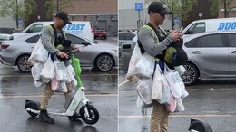 Viral Video: Man's Amazing Grocery-Carrying Skills Impresses The Internet