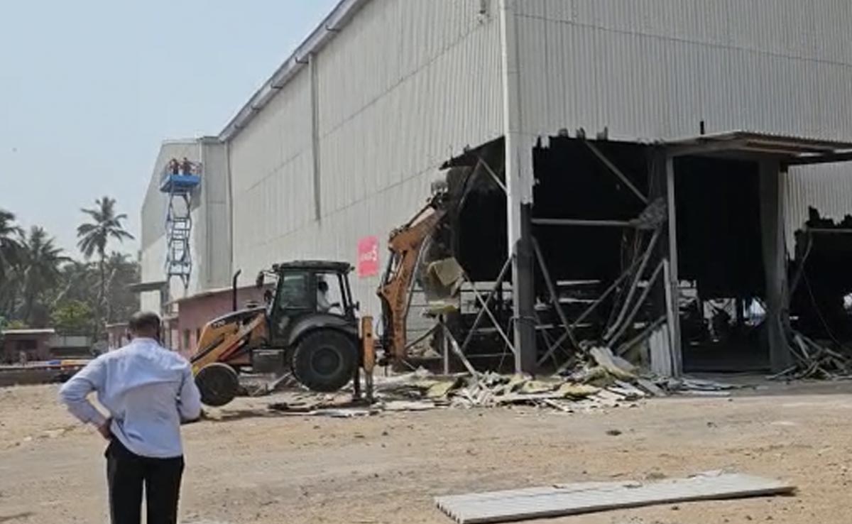 Mumbai's Illegal Film Studios Demolished. BJP Celebrated Like This