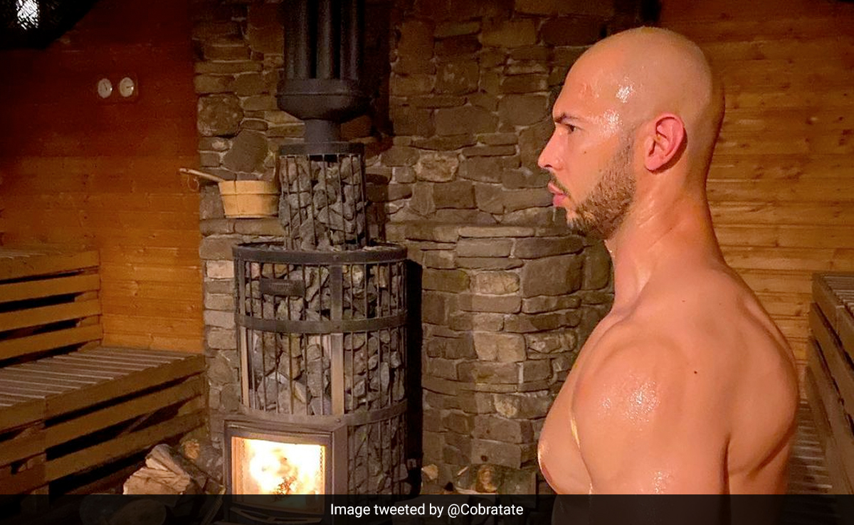 Andrew Tate Posts Picture Sitting In 'Cold Sauna', Internet Mocks Him
