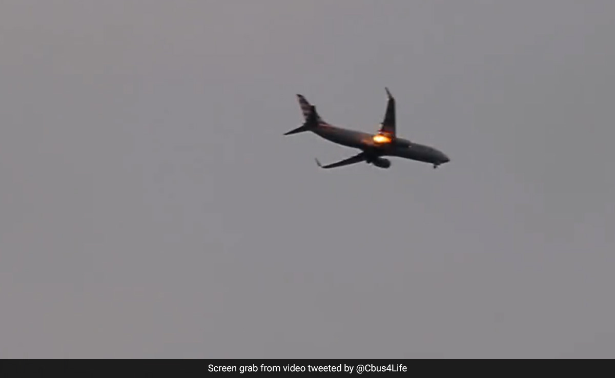 Video: American Airlines Plane Makes Emergency Landing After Engine Catches Fire