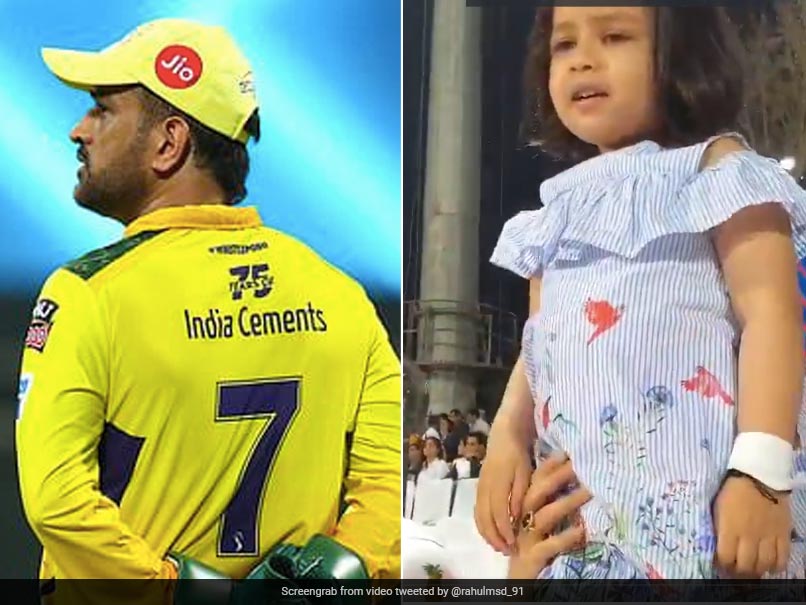 VIRAL VIDEO देखें: बेटी जीवा की क्यूटनेस पर फिदा हुआ सोशल मीडिया, धोनी टेंशन में थे और बेटी जीवा...