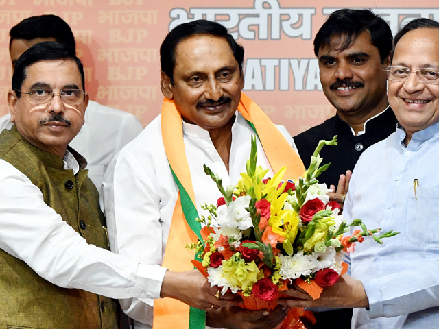 आंध्र प्रदेश के पूर्व सीएम किरण कुमार रेड्डी भाजपा में शामिल