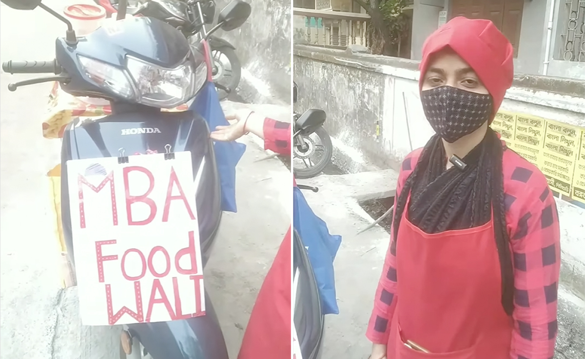 'MBA Food Wali' Gave Up Job To Open Food Stall On Scooty, Shares Her Story In Video