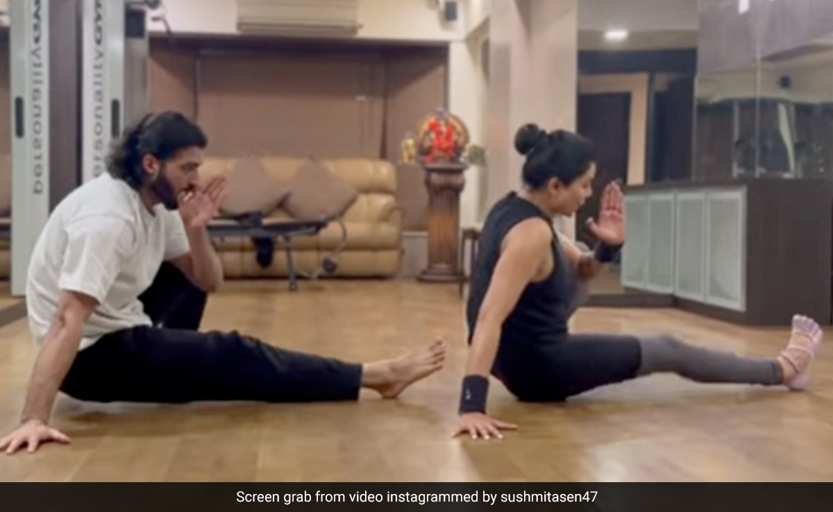 Sushmita Sen Works Out With Ex-Boyfriend Rohman Shawl. "Thank You Teacher," He Writes