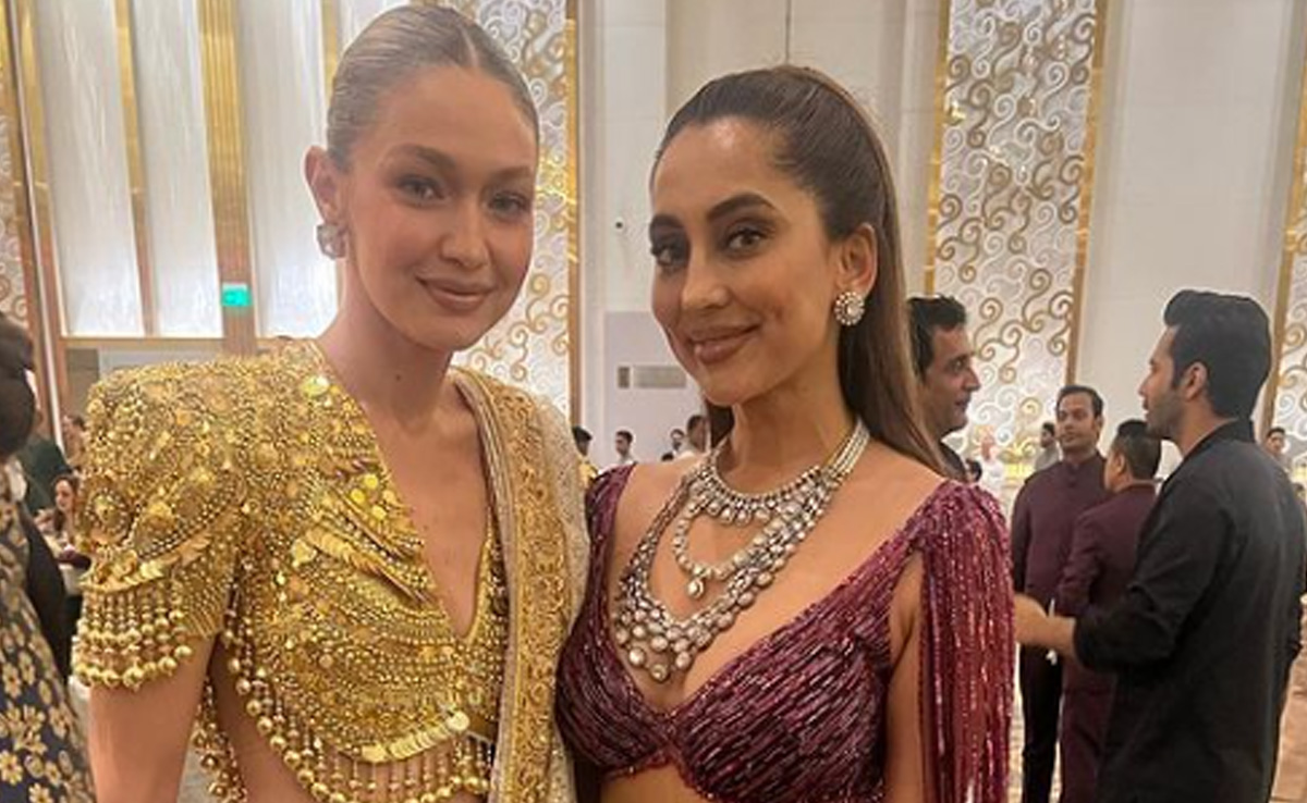 Anusha Dandekar Was Elated To Meet Her "Girl Crush" Gigi Hadid At Ambani Event