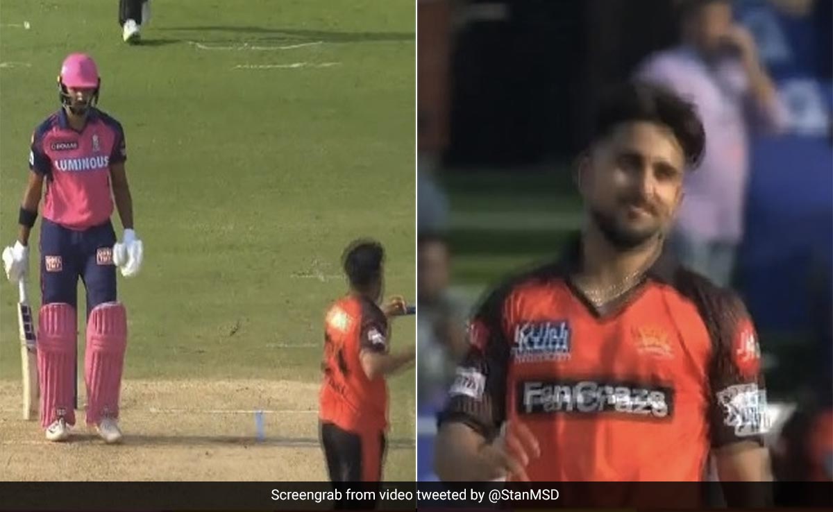उमरान मलिक की 149.2 kmph की रफ्तार वाली 'मिसाइल' गेंद ने लूटी महफिल लेकिन जश्न मनाते-मनाते अचानक रूक गए, फैन्स हो रहे कन्फ्यूज्ड, Video