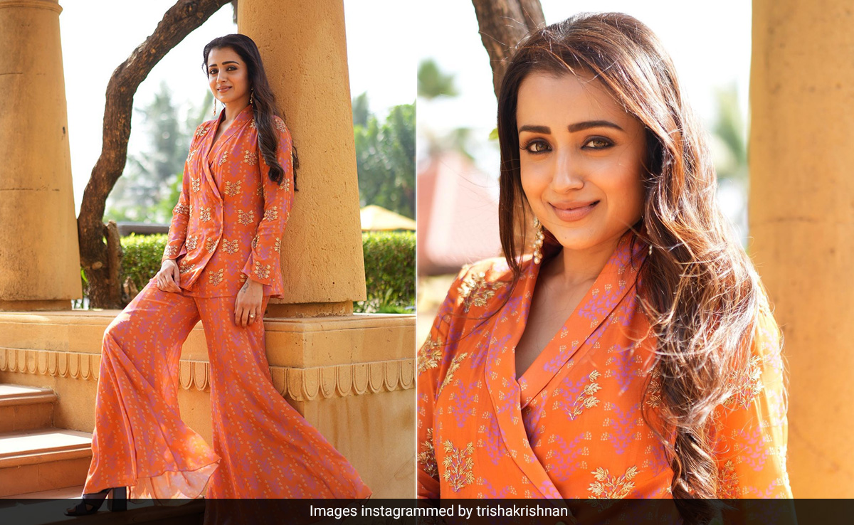 Trisha Krishnan's Power Coords Bring A Splash Of Spring Into Summer