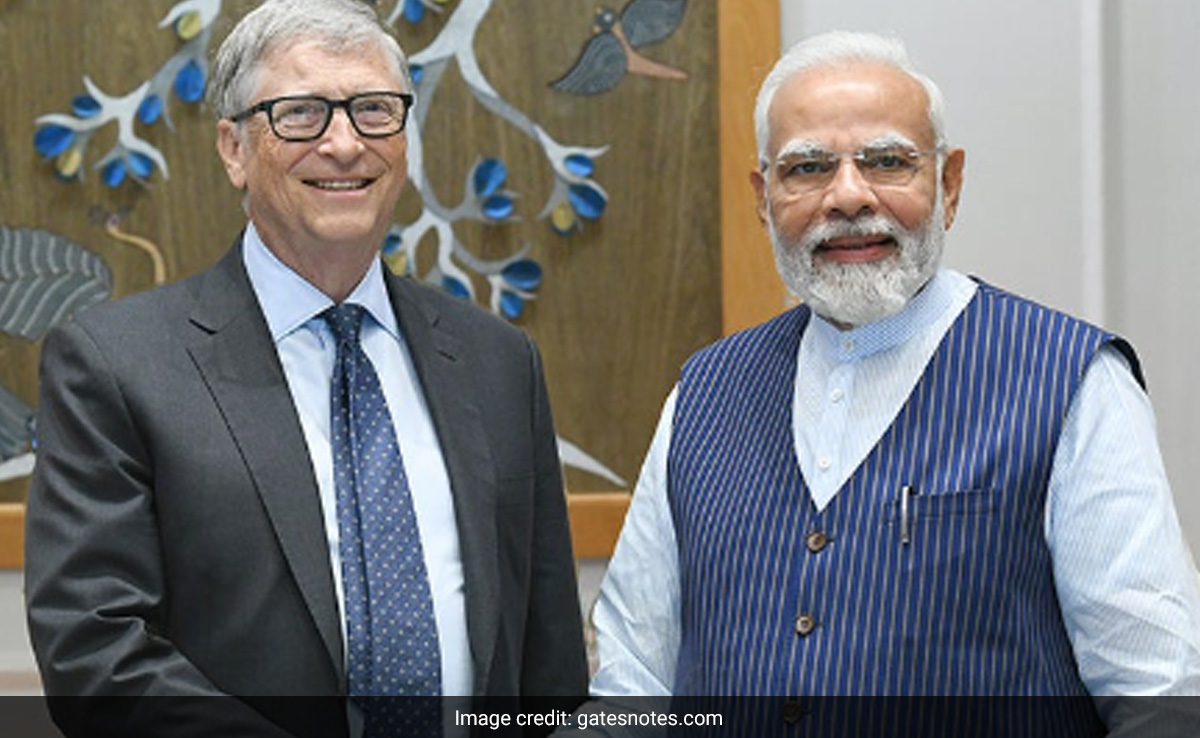 Bill Gates Congratulates PM Modi On 100th Episode Of 'Mann Ki Baat'