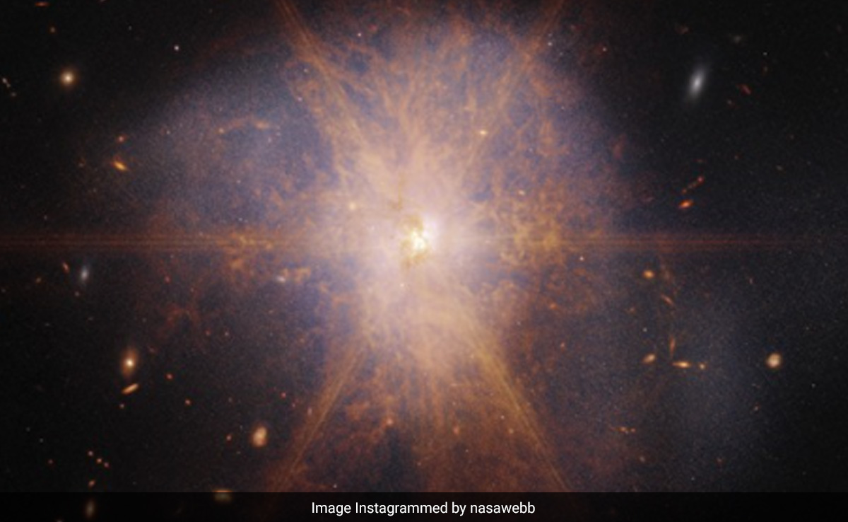 NASA Shares Pic Of Infrared Galaxy That Shines Brighter Than Light Of A Trillion Suns
